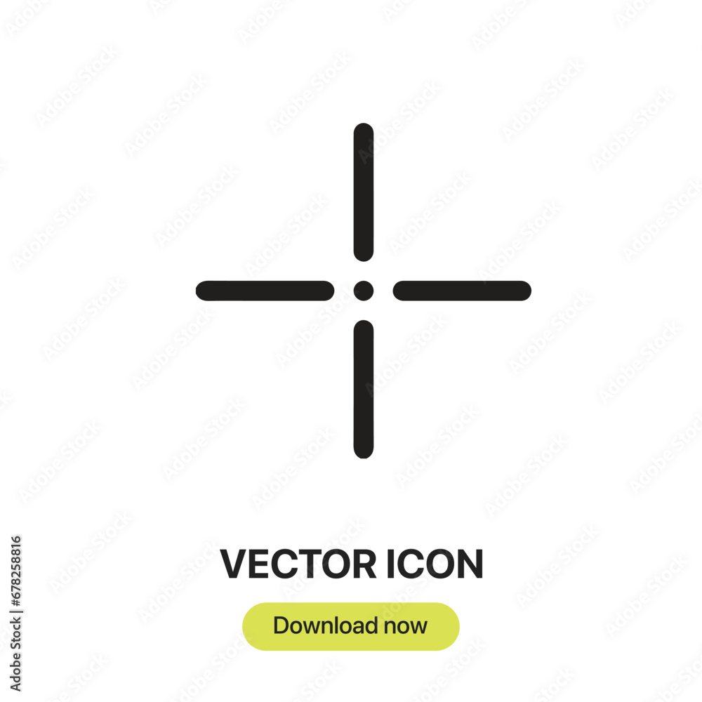 Precision icon vector. Linear-style sign for mobile concept and web design. Precision symbol illustration. Pixel vector graphics - Vector. Precision icon vector. Linear-style sign for mobile concept and web design. Precision symbol illustration. Pixel vector graphics - Vector.