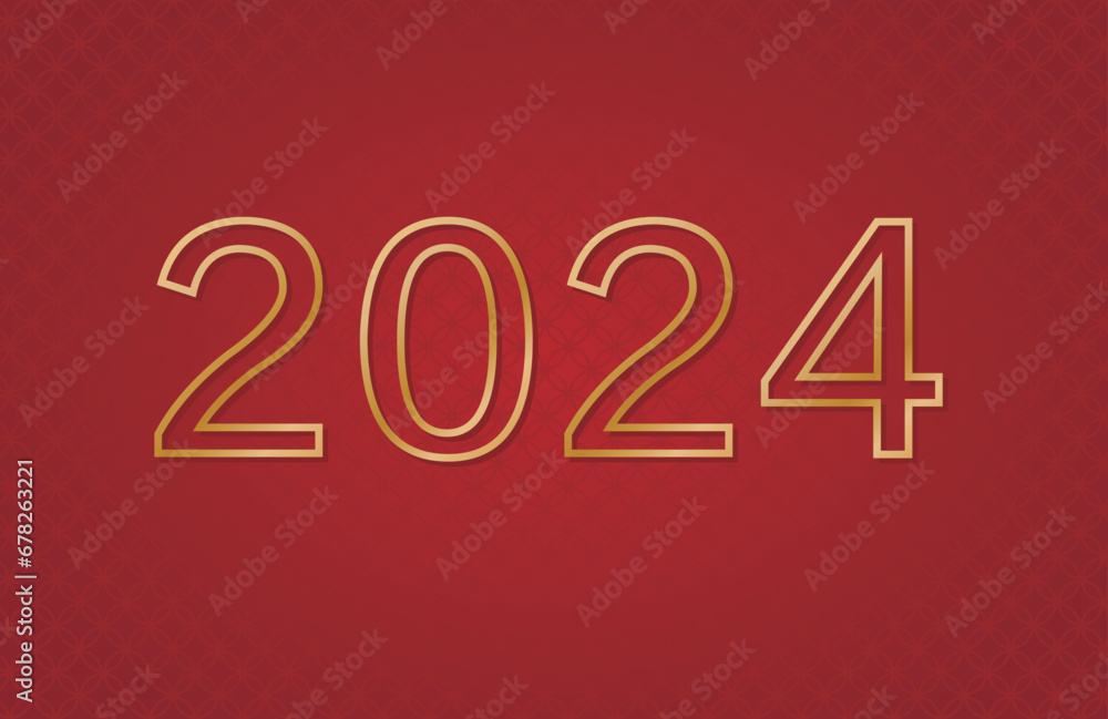 Red background. Chineses new year background. 2024 Red background. Chineses new year background. 2024