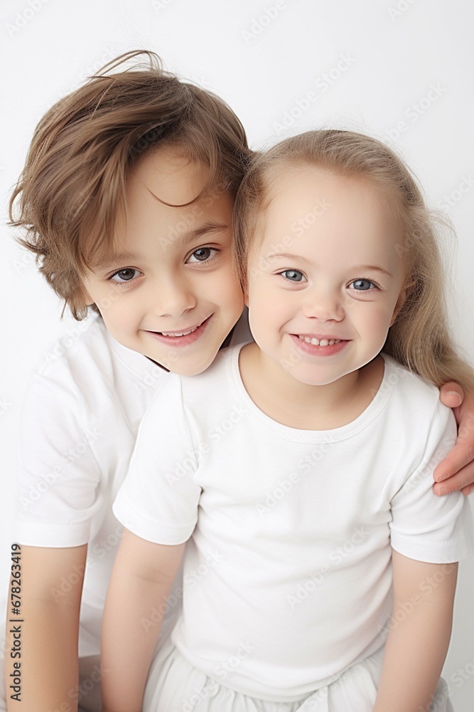 smiling brother and sister, large families, family values smiling brother and sister, large families, family values