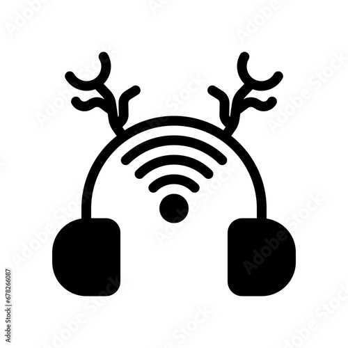 earmuff glyph icon