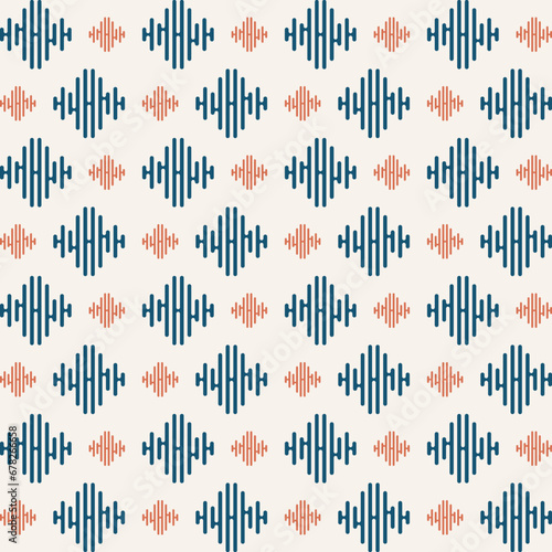 Tune trendy abstract seamless pattern vector illustration abstract background