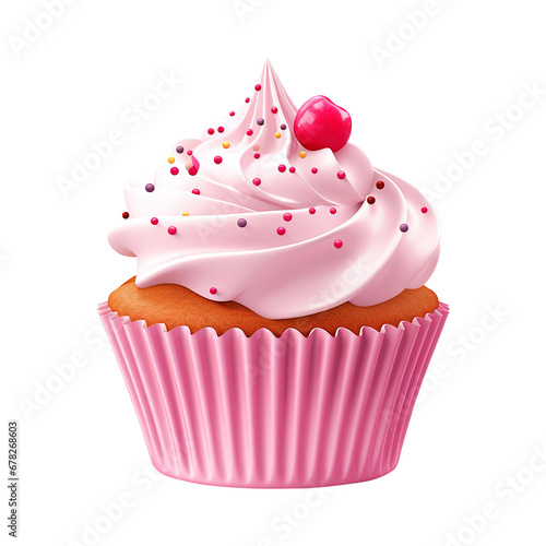 cupcake with cherry