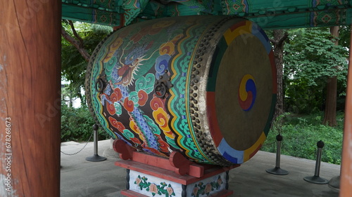 Korean historical traditional patterns Drum