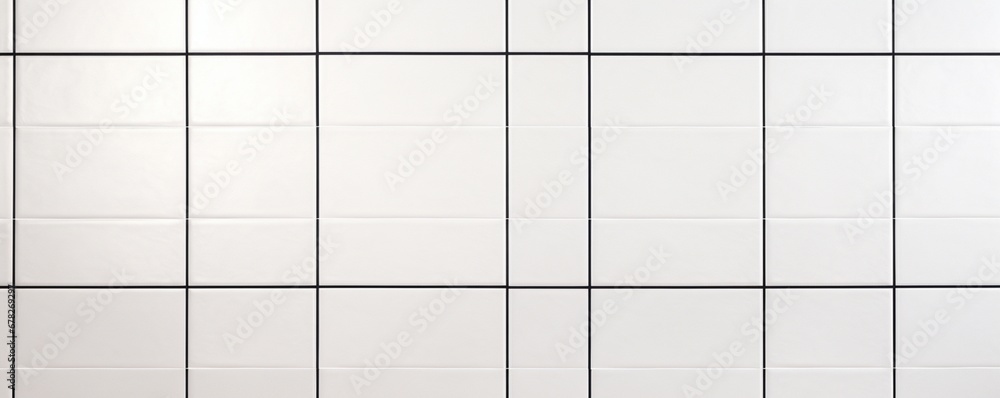 A photograph of a tile floor background with a grid line texture, suitable for bathroom, kitchen, and laundry room decor, designed with ample empty space for product placement and display.