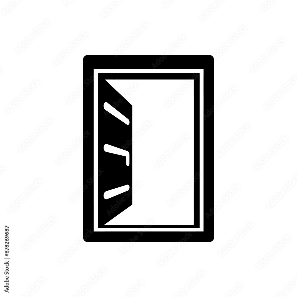 Emergency Exit Icon - Simple Vector Illustration Emergency Exit Icon - Simple Vector Illustration