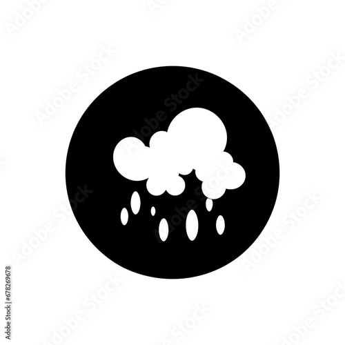 Dust Storm Icon - Simple Vector Illustration