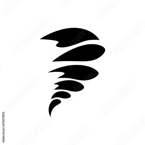 Tornado Icon - Simple Vector Illustration