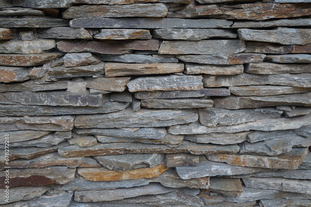 Background Flat Stones Stacked Paving Stones, stone slabs for finishing and decoration of internal and external walls of buildings. Background Flat Stones Stacked Paving Stones, stone slabs for finishing and decoration of internal and external walls of buildings.
