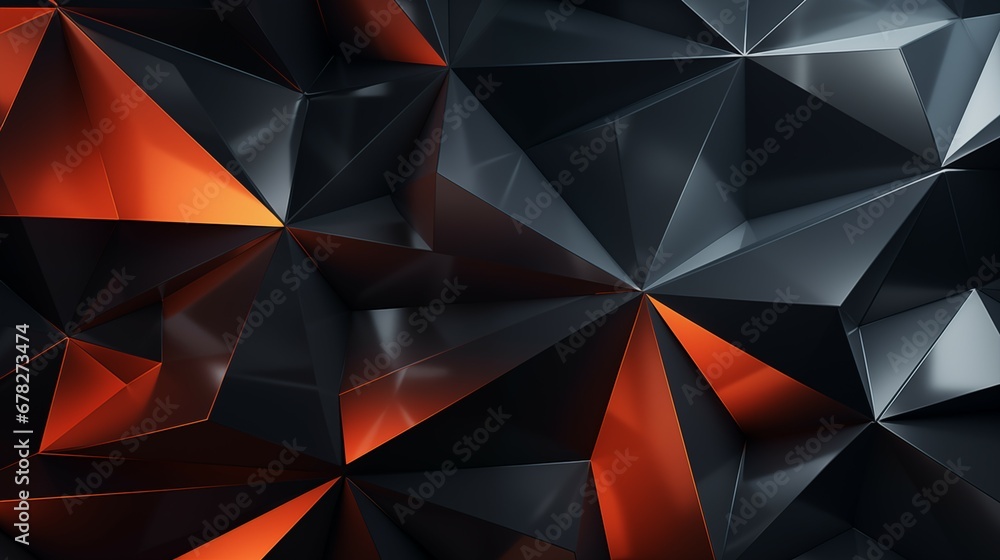Fototapeta premium polygon and geometric pattern with triangles abstract background