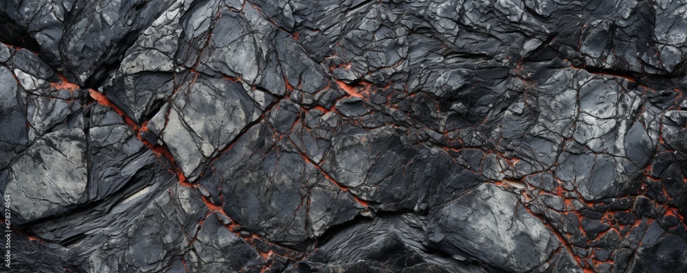 An up-close view of an abstract lava stone texture, showcasing the intricate patterns and unique characteristics of the volcanic rock in exquisite detail.