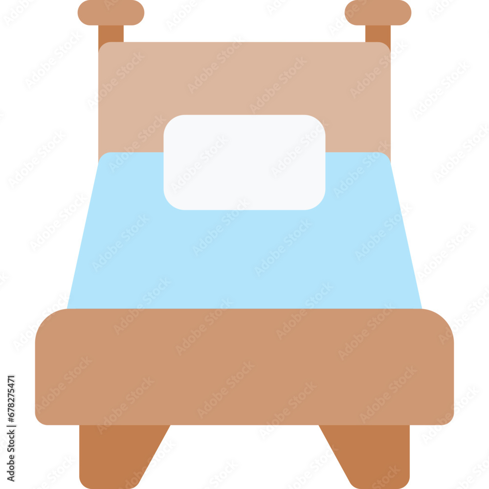 Single Bed Icon Single Bed Icon