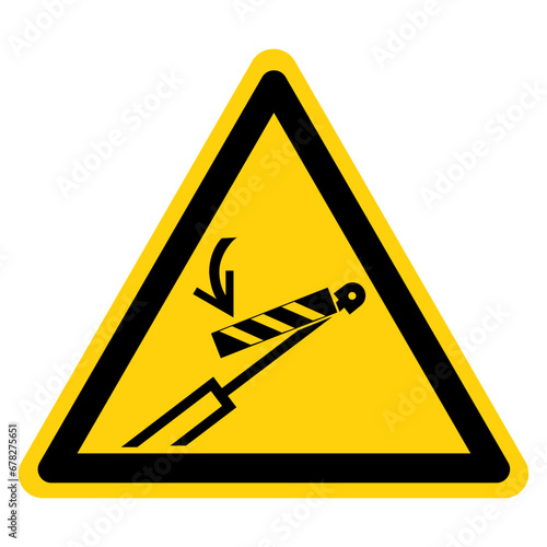 Lock Hydraulic Cylinder Symbol Sign, Vector Illustration, Isolate On White Background Label .EPS10