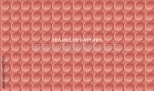 Pink sircle seamless pattern