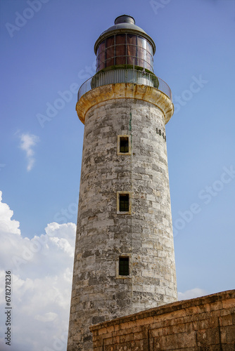 Faro Castillo del Morro Lighthouse in Havana, Cuba
