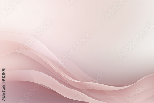 Neutral beige abstract background with waves and gradient. Trendy website cover and backdrop for web design. Minimal aesthetic.