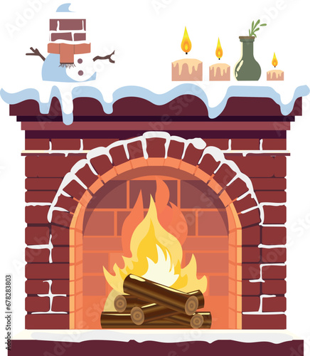 fireplace singular