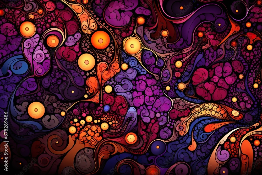 An abstract pattern featuring intertwining smooth lines and vibrant color transitions reminiscent of fantasy art. Abstract background and wallpaper. An abstract pattern featuring intertwining smooth lines and vibrant color transitions reminiscent of fantasy art. Abstract background and wallpaper.
