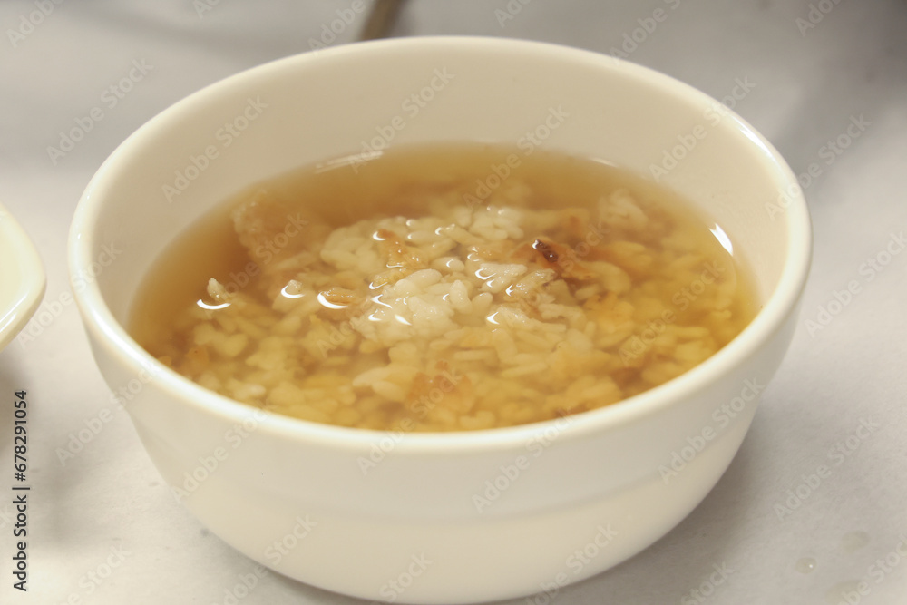 Scorched Rice Soup Korean food Scorched Rice Soup Korean food