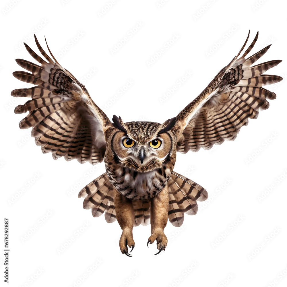 Owl on isolated background Owl on isolated background