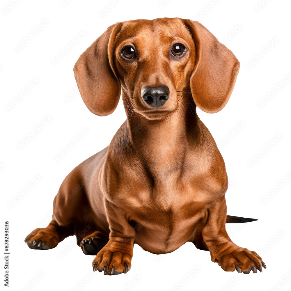 dachshund on transparent background