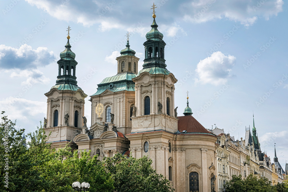 Saint Nicholas church, Prague, Czech republic, travel destination
