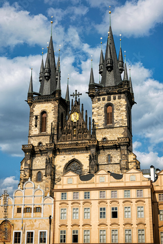 Tyn church  Prague  Czech republic  travel destination