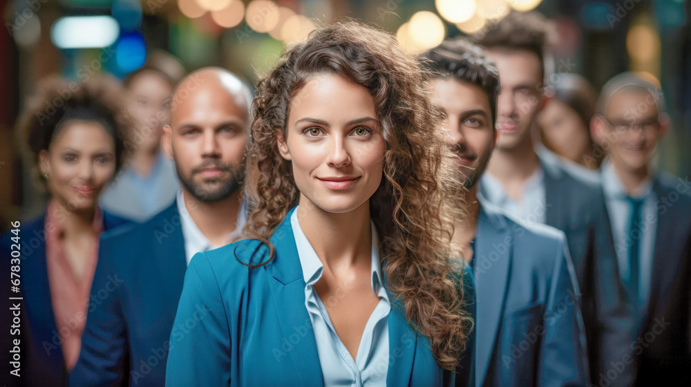 Young Successful Team that likes to Work Together with Employees Generative AI Digital Art Background Illustration Wallpaper Magazine Journal Poster Young Successful Team that likes to Work Together with Employees Generative AI Digital Art Background Illustration Wallpaper Magazine Journal Poster