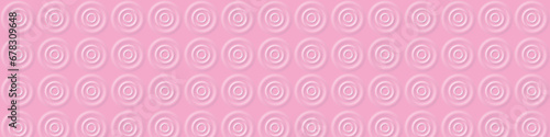 Pink abstract photo long minimal banner. Light neutral background with copy space for text. Facebook cover, social media header, web banner. pattern