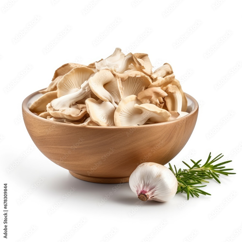 Oyster Mushroom in Bowl