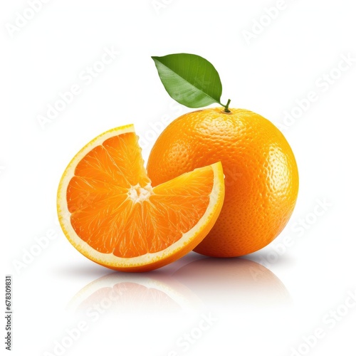 Orange with Slice