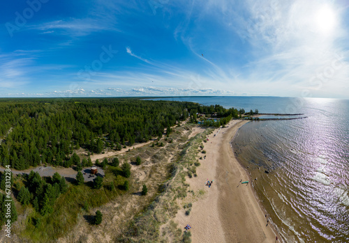 Tauvo beach between Raahe and Siikajoki  Finland