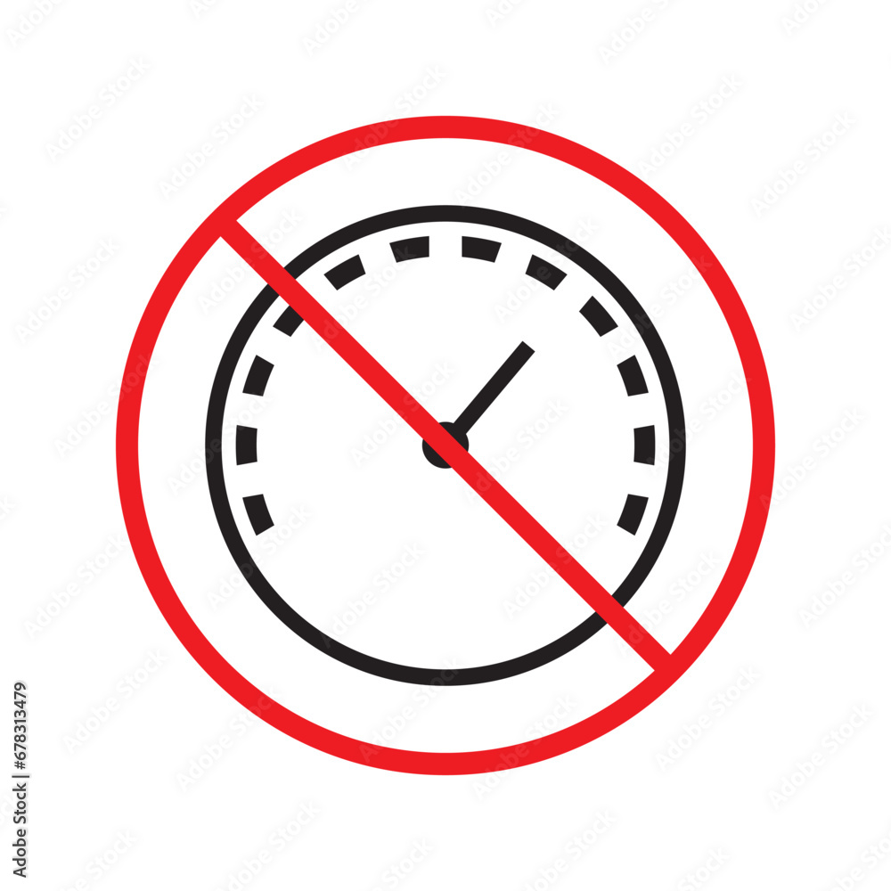 Forbidden Prohibited Warning, caution, attention, restriction label danger. Vector meter flat icon. Gauge vector icon. Do not use Speedometer measurement sign. Gauge symbol pictogram UX UI Forbidden Prohibited Warning, caution, attention, restriction label danger. Vector meter flat icon. Gauge vector icon. Do not use Speedometer measurement sign. Gauge symbol pictogram UX UI