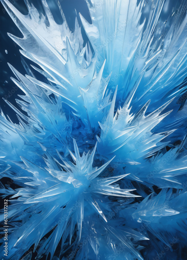 Obraz premium Frozen Ice texture background