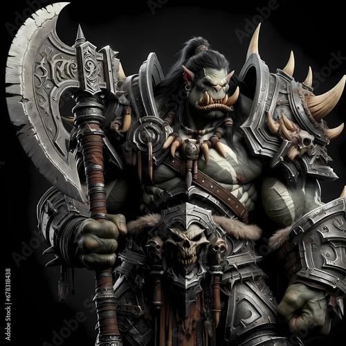 Orc Warrior With Axe