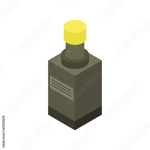 Isometric engine bottle