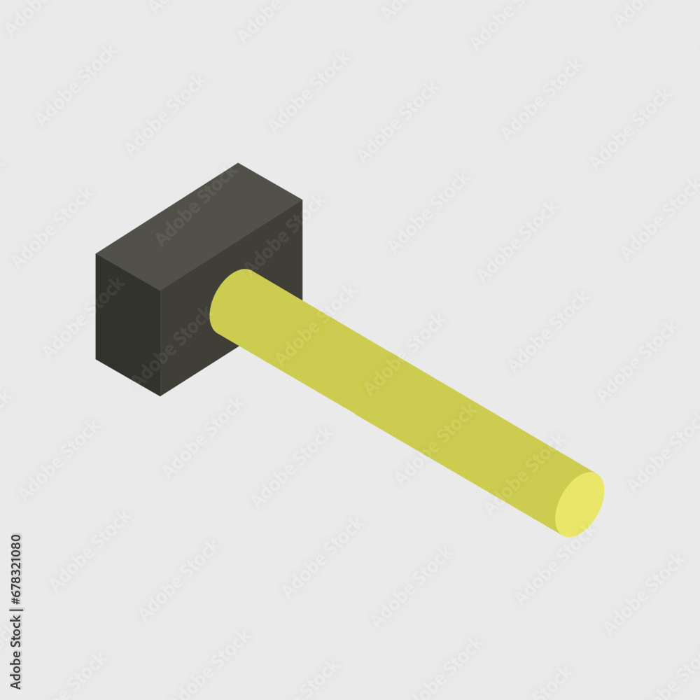 Hammer isometric