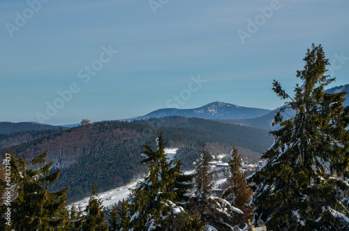 snow covered mountains, czech, pustevny