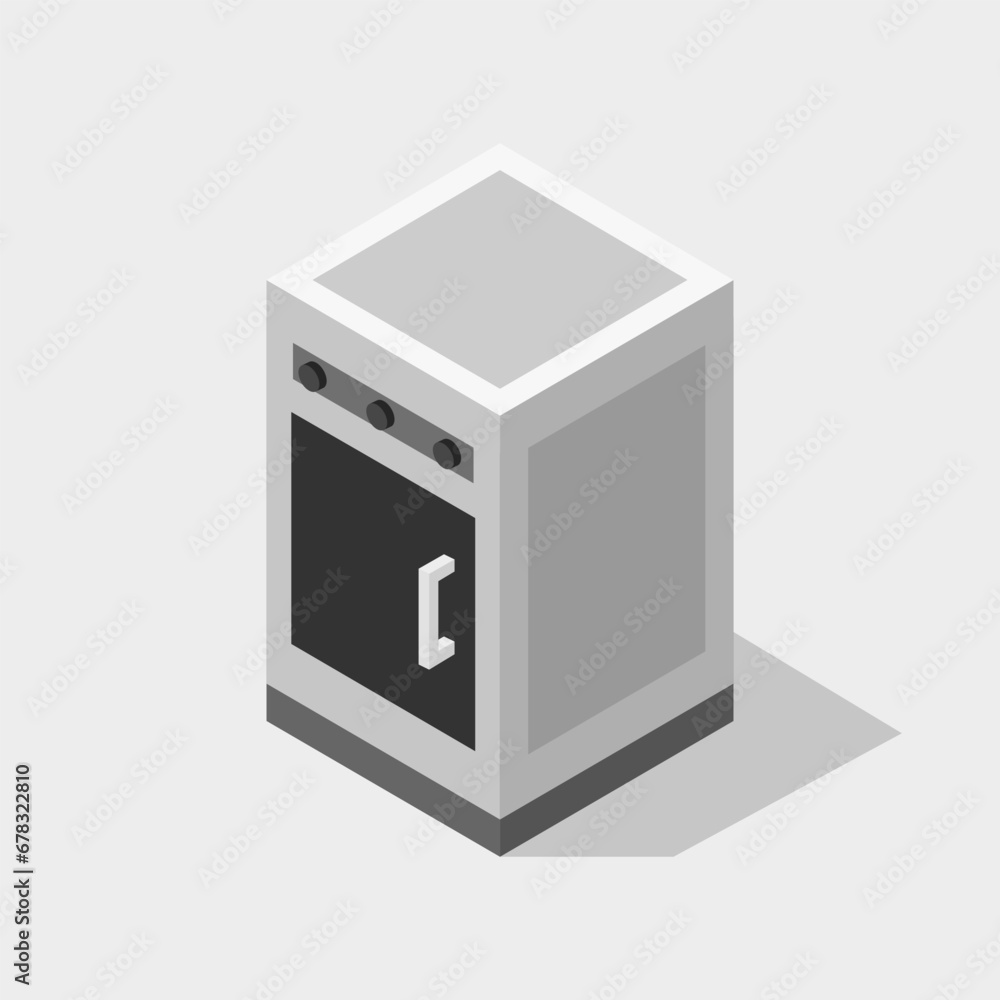 Isometric oven Isometric oven