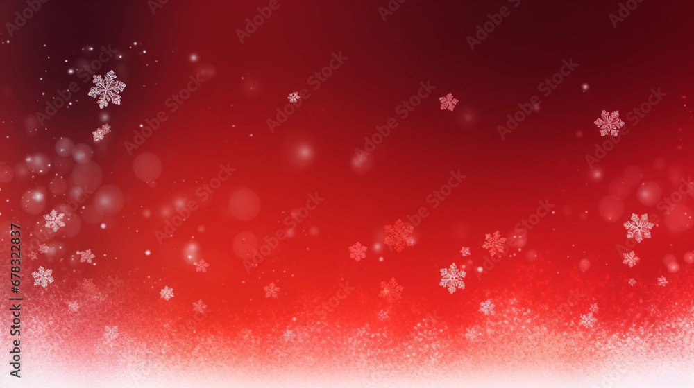 Christmas falling snow or snowflakes red background Christmas falling snow or snowflakes red background