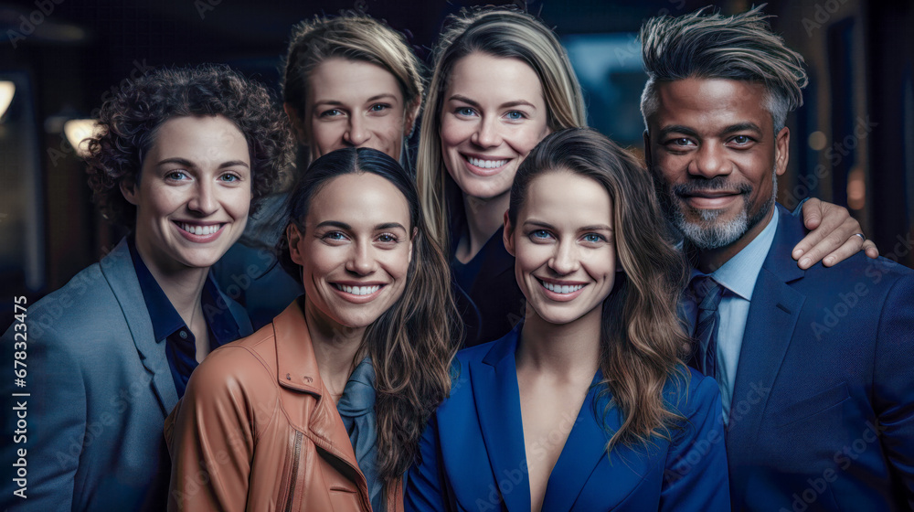 Young Successful Team that likes to Work Together with Employees Generative AI Digital Art Background Illustration Wallpaper Magazine Journal Poster Young Successful Team that likes to Work Together with Employees Generative AI Digital Art Background Illustration Wallpaper Magazine Journal Poster