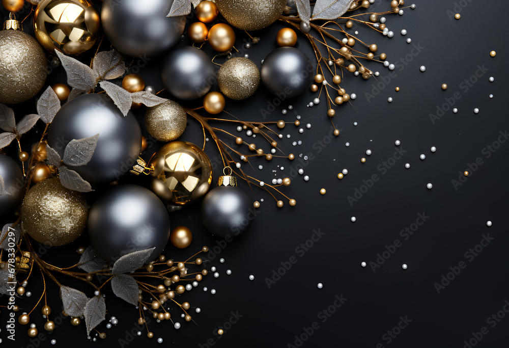 Christmas composition. Frame made of snowflakes Christmas composition. Frame made of snowflakes