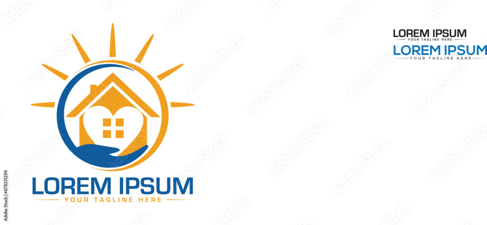 Fototapeta premium Real Estate Logo Design Modern and Professional Logo Design