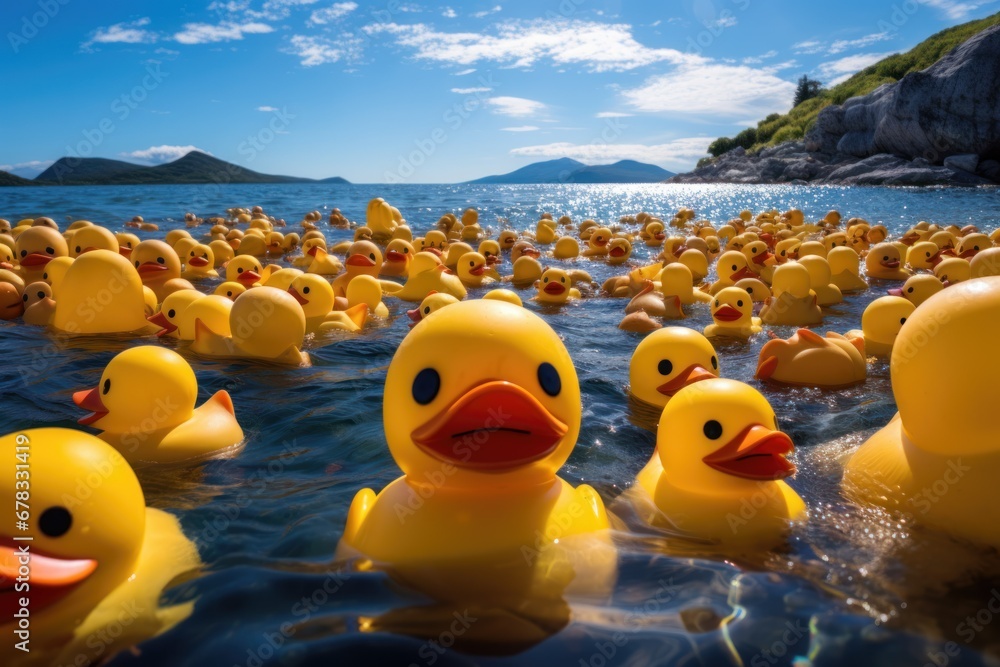 Lot of rubber ducks sale