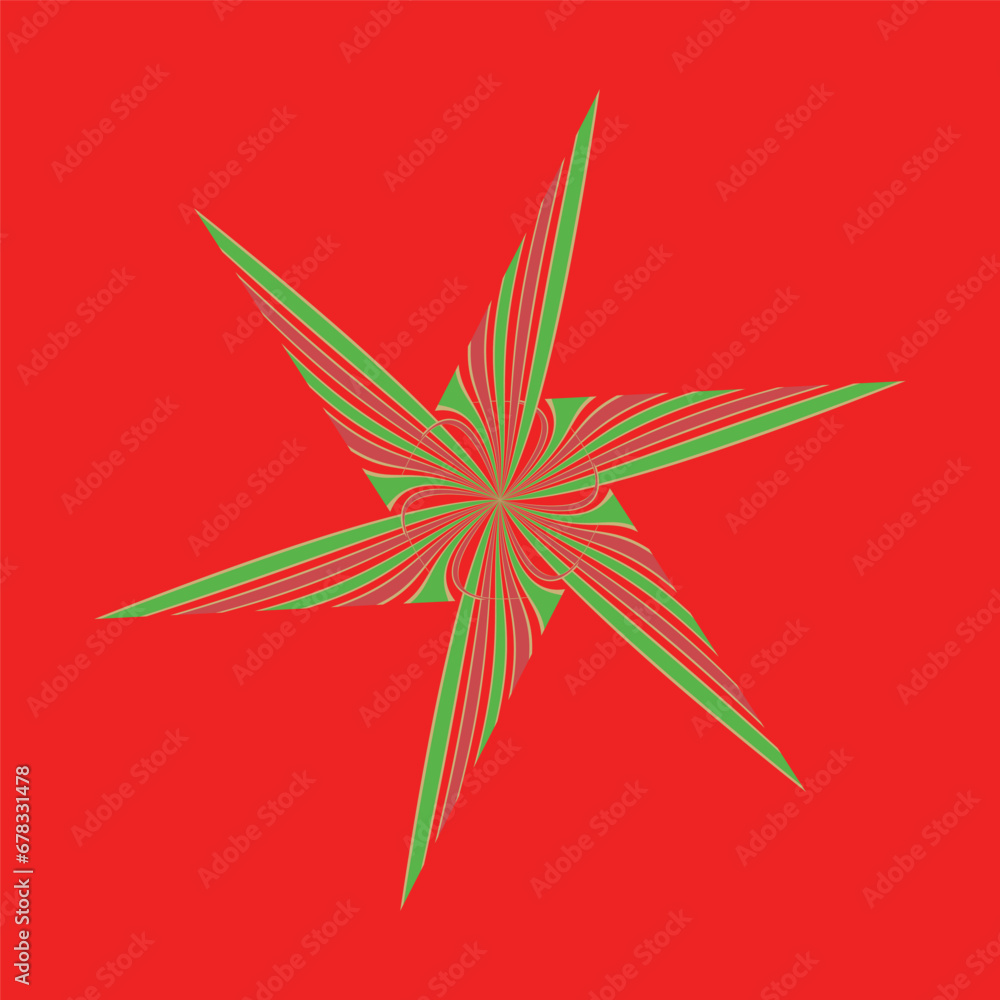 Fototapeta premium Seamless Christmas Stripe Pattern Christmas