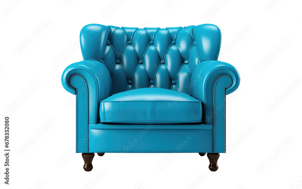 Blue Color Blissful Bolt Chair Isolated On a Clear Surface or PNG Transparent Background. Blue Color Blissful Bolt Chair Isolated On a Clear Surface or PNG Transparent Background.