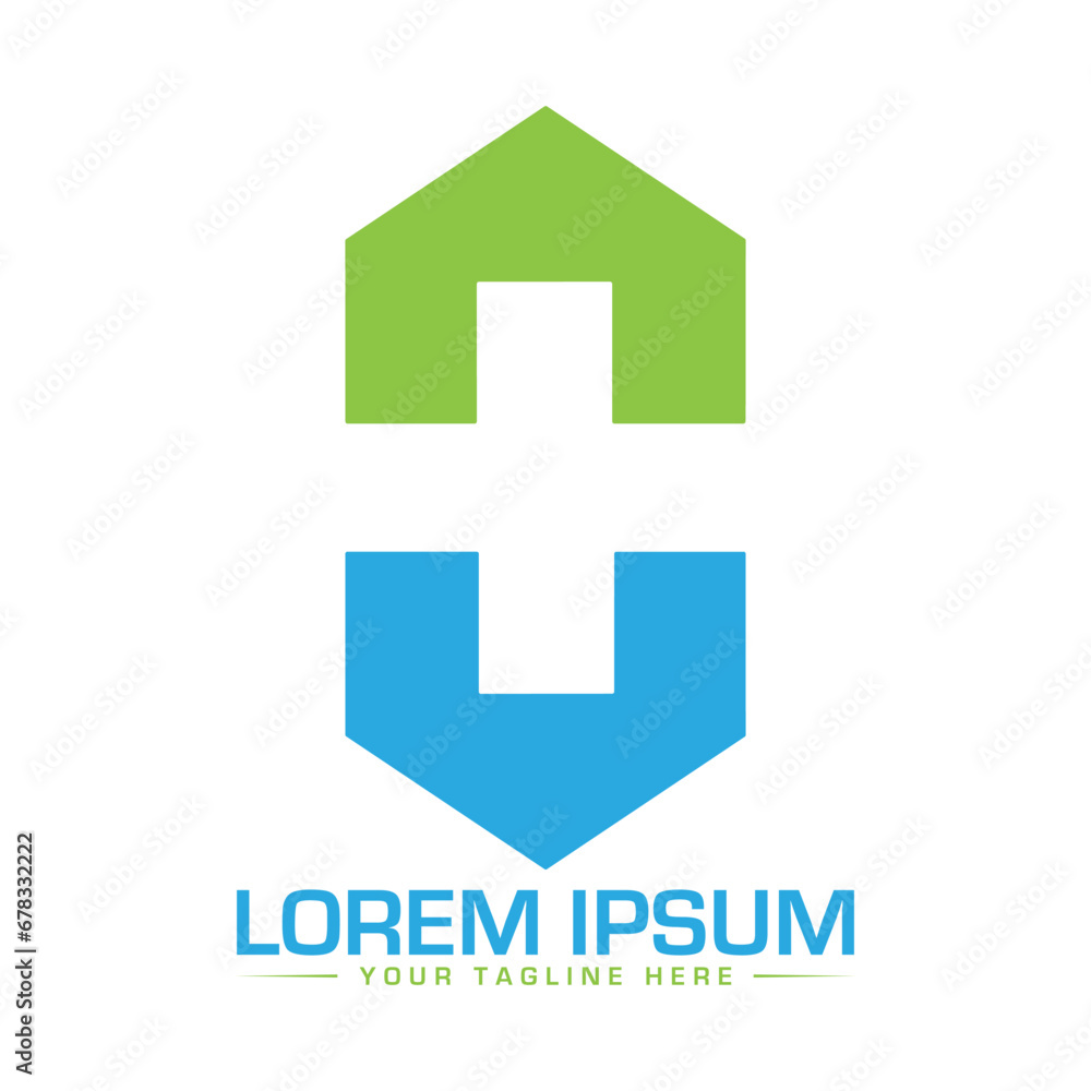 Obraz premium Real Estate Logo Design Modern and Professional Logo Design