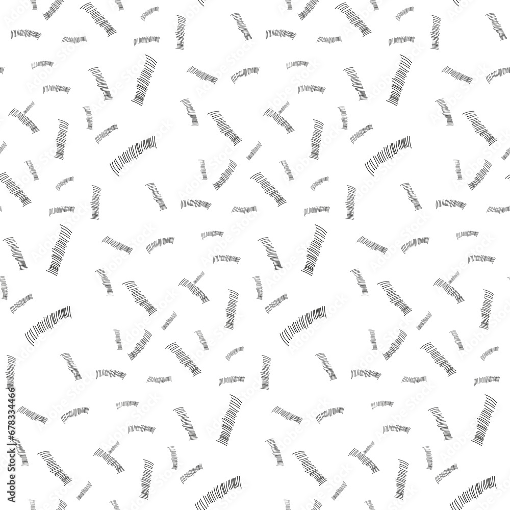Embroidery seamless pattern. Black lines on white background. Embroidery seamless pattern. Black lines on white background.