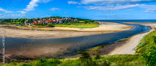 Fototapeta Naklejka Na Ścianę i Meble -  Alnmouth Panorama