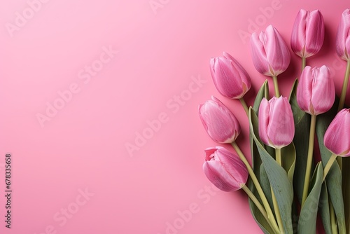Delicate Pink Tulips Arrangement for Mother's Day