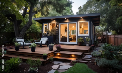 tinyhouse ADU (accessory dwelling unit): custom built backyard cottage